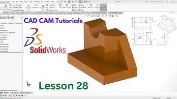 SolidWorks Education Lesson 28 |  SolidWorks Tutorials | Mechanical Engineering Design |