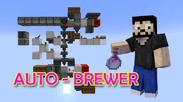 Advanced Tileable AUTOMATIC BREWING System || Redstone Tutorial