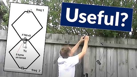 The Figure 8: A dual band magnetic loop for HF receiving and WSPR