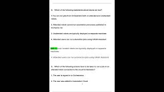 UiPath Advanced RPA Developer Certification Training Exam Questions and Answers 2024   2025 Verified