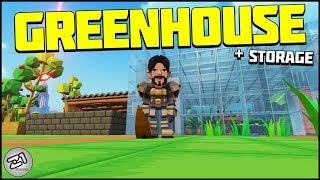 Massive STORAGE and Building A GREENHOUSE! PixARK Gameplay E8 | Z1 Gaming screenshot 3