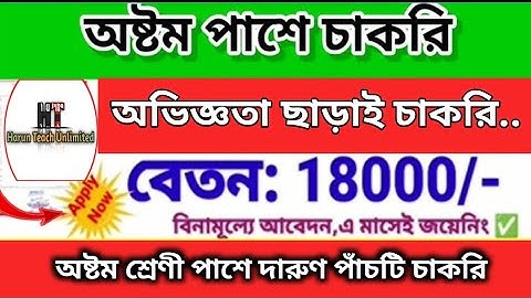 Jobs after Eighth pass 2025 | Jobs eligibility after Eight pass | Job opportunities after Eighth ...