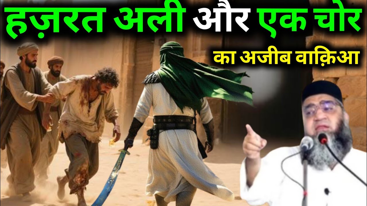 Hazrat Ali Our Ak Chor Ka Ajeeb Waqia Qari Ahmad Ali ka bayan 