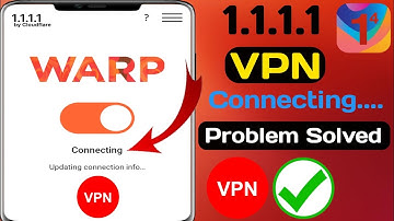 How to Fix 1111 vpn not connecting | Fix warp vpn not connecting || 1111 vpn connection problem