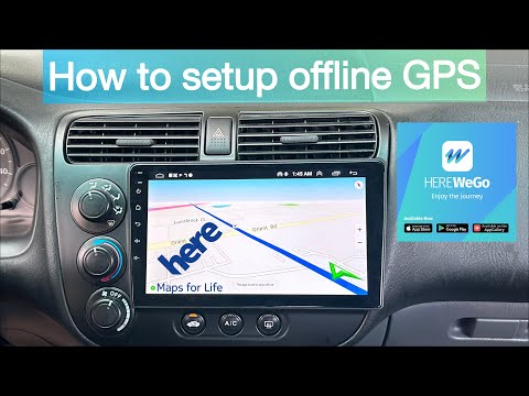 How To Setup Offline Maps On Android Stereo Via HERE WeGo