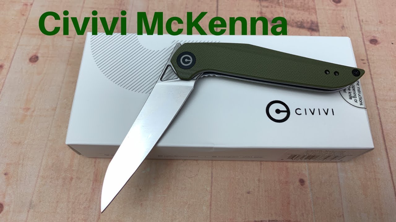 Civivi McKenna Knife Isham design Benchmade Bugout contender ? YouTube