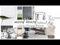 How to: Create an Interior Design Mood Board Using Powerpoint | Tutorial | aseelbysketchbook