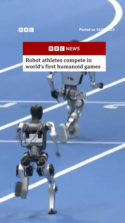 The first World Humanoid Robot Games are under way in Beijing, China. #China #Robots #BBCNews