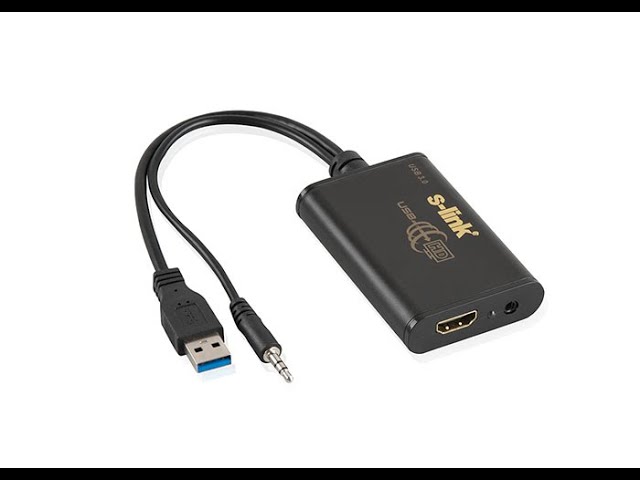 S-link SL-UH30 USB 3.0 To HDMI Çevirici Adaptör - YouTube