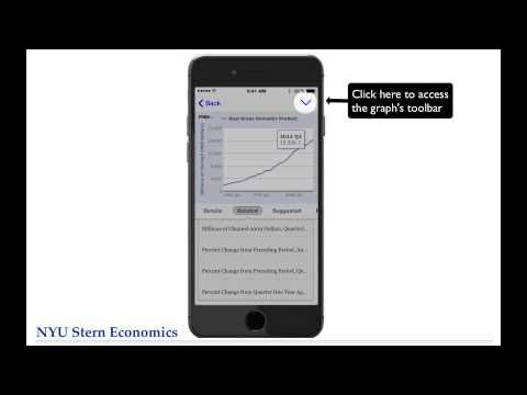 NYU Stern Economics FRED Tutorial #11: FRED Mobile App