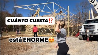 MI PADRE Y PRIMOS GRINGOS ME HICIERON UNA CASA ENORME! Cuánto costó?