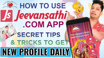 How to use Jeevansathi.com | Find new Profile daily | best online dating app 2024