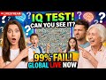 🔴 LIVE: Extreme Visual IQ Test 🧠 Find the Odd One Out &amp; Brain Teasers (98% Fail)