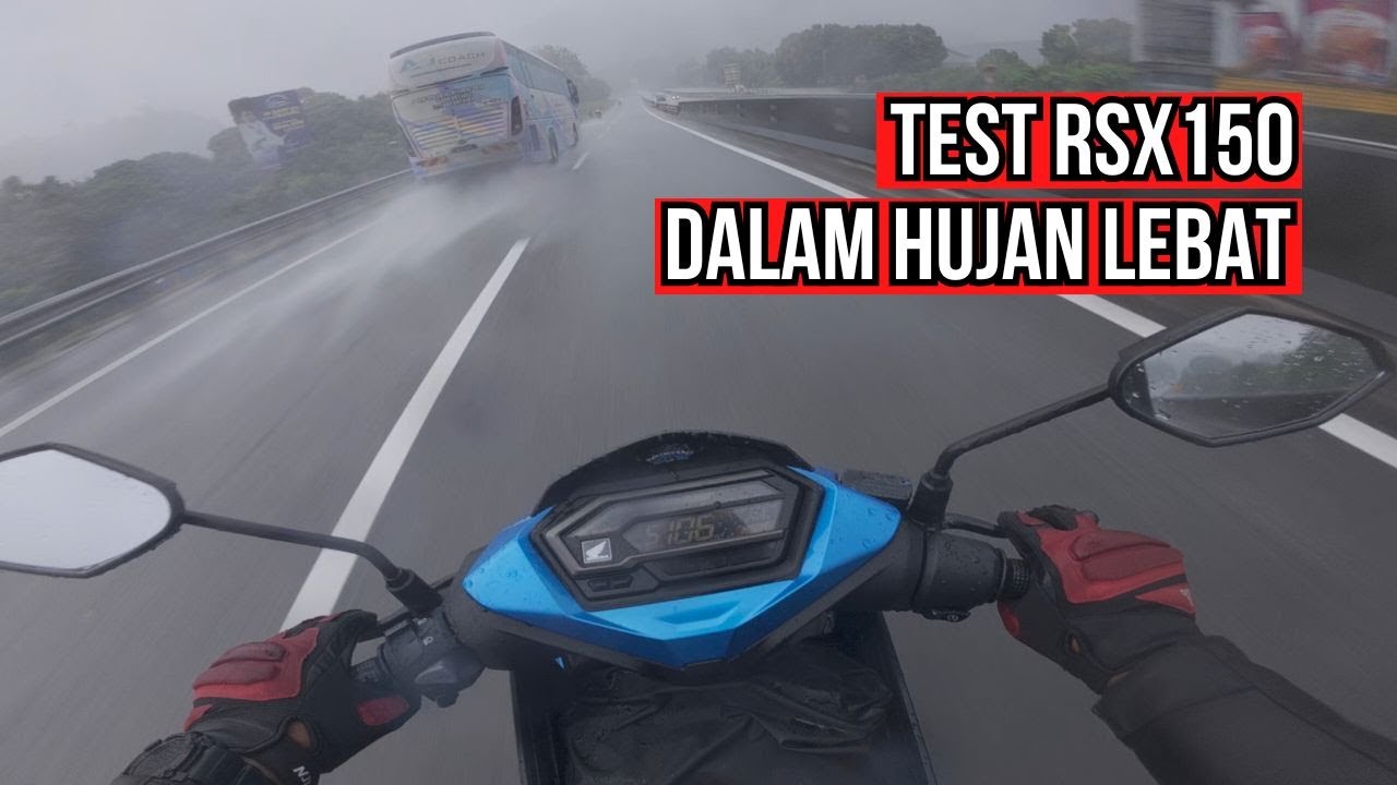 TEST TOPSPEED HONDA RSX WINNER DALAM HUJAN!
