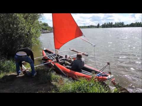 Каньон 2+ под парусом на Бутовском пруду