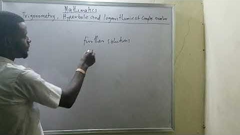 Trigonometry, hyperbolic and logarithmic of complex number