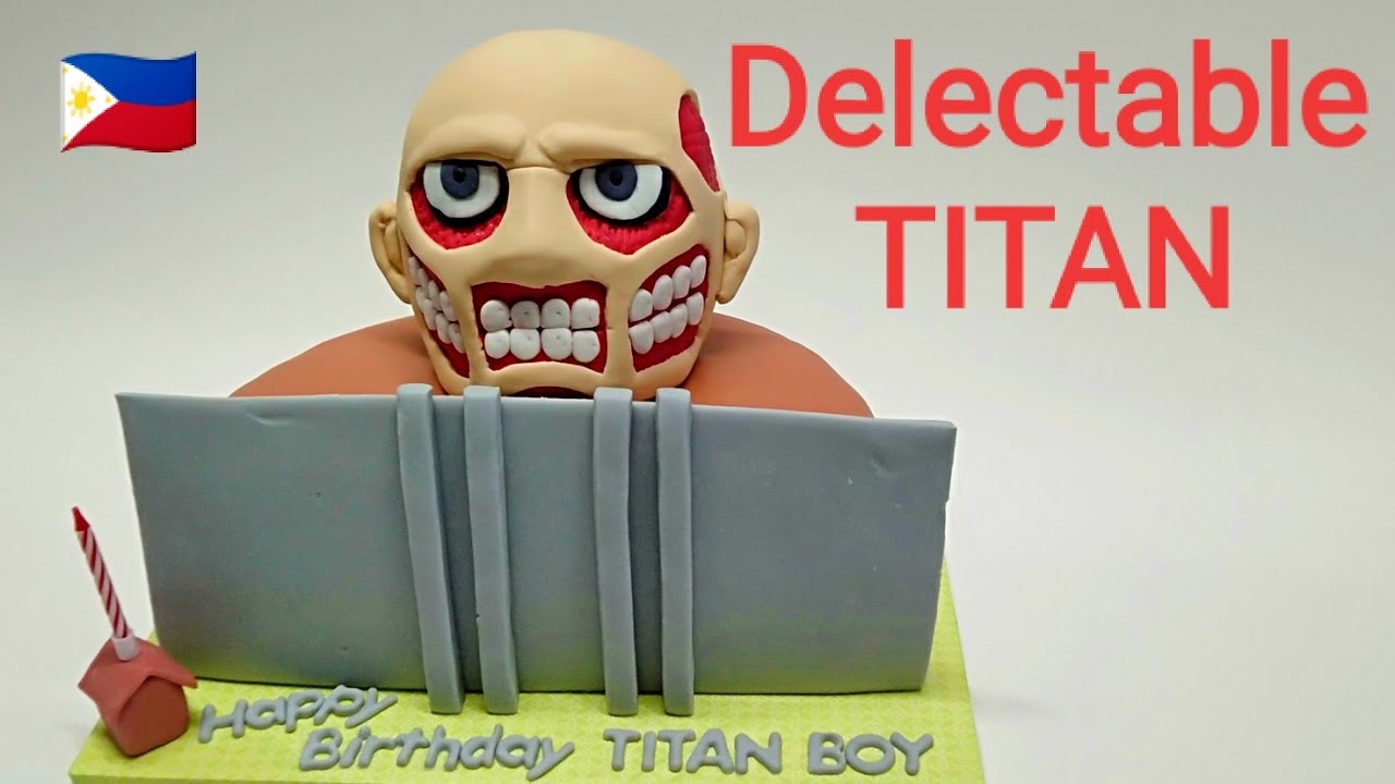 Attack On Titan Shingeki No Kyojin Final Season Titans Edible Cake