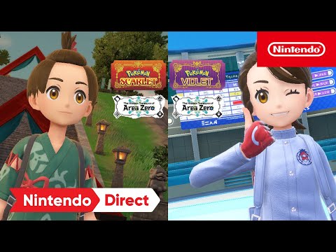 The Hidden Treasure of Area Zero DLC for Pokémon Scarlet or Pokémon Violet - Nintendo Direct 6.21.23