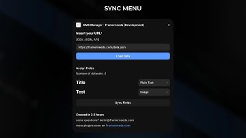 Framer New CMS API Plugin - FINALLY