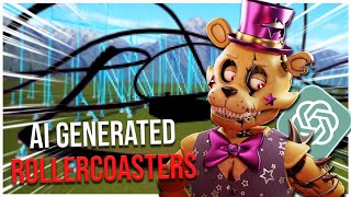 Building an AI Generated Roller Coaster
