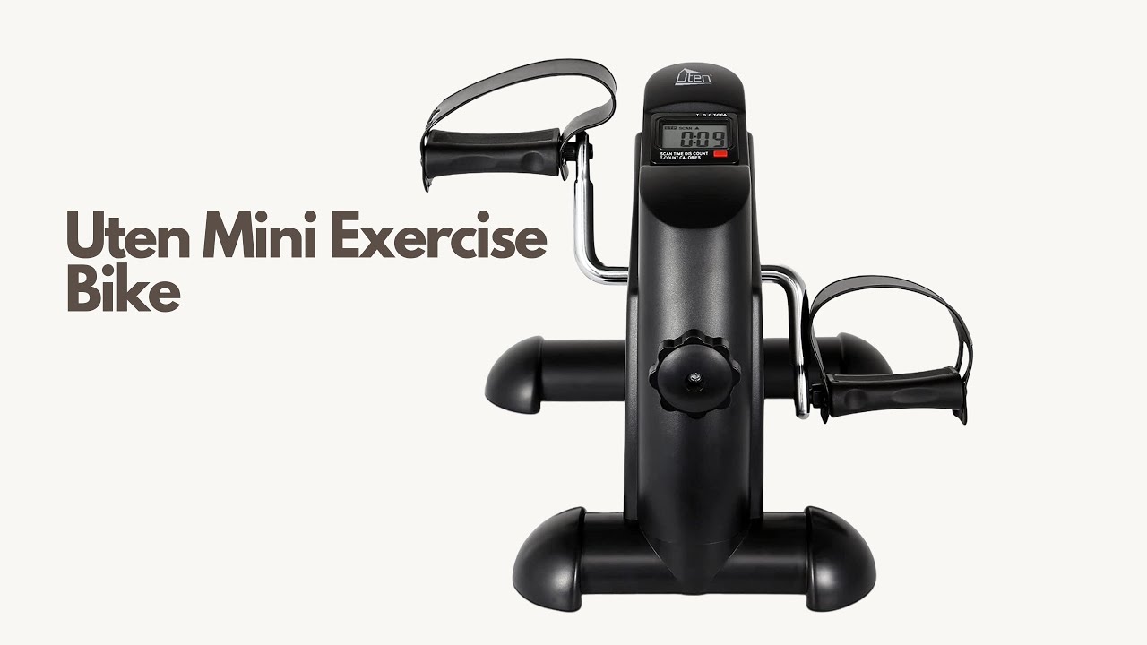 Uten Mini Exercise Bike, Under Desk Bike, Arm & Leg Peddler Machine