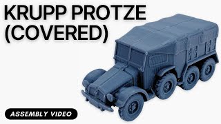 Krupp Protze (covered) Assembly Video