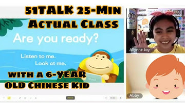 51TALK l H5 Actual Class with 6 y.o Joey l Zero Level Teaching