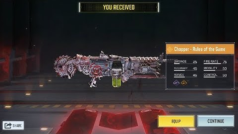 Call Of Duty Mobile - **Game Over Draw**Completed - **Legendary Chopper - Rules of the Game!!**