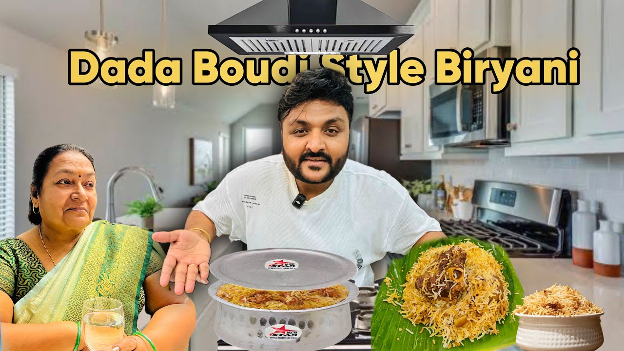 Kolkata aate hi Biryani ki Craving || Apne Kitchen me banaya Dada Boudi Style Chicken Biryani 🤤
