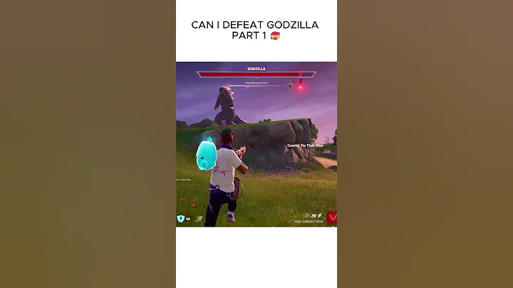 Can I Defeat Godzilla in Fortnite? 😱🔥 #Shorts