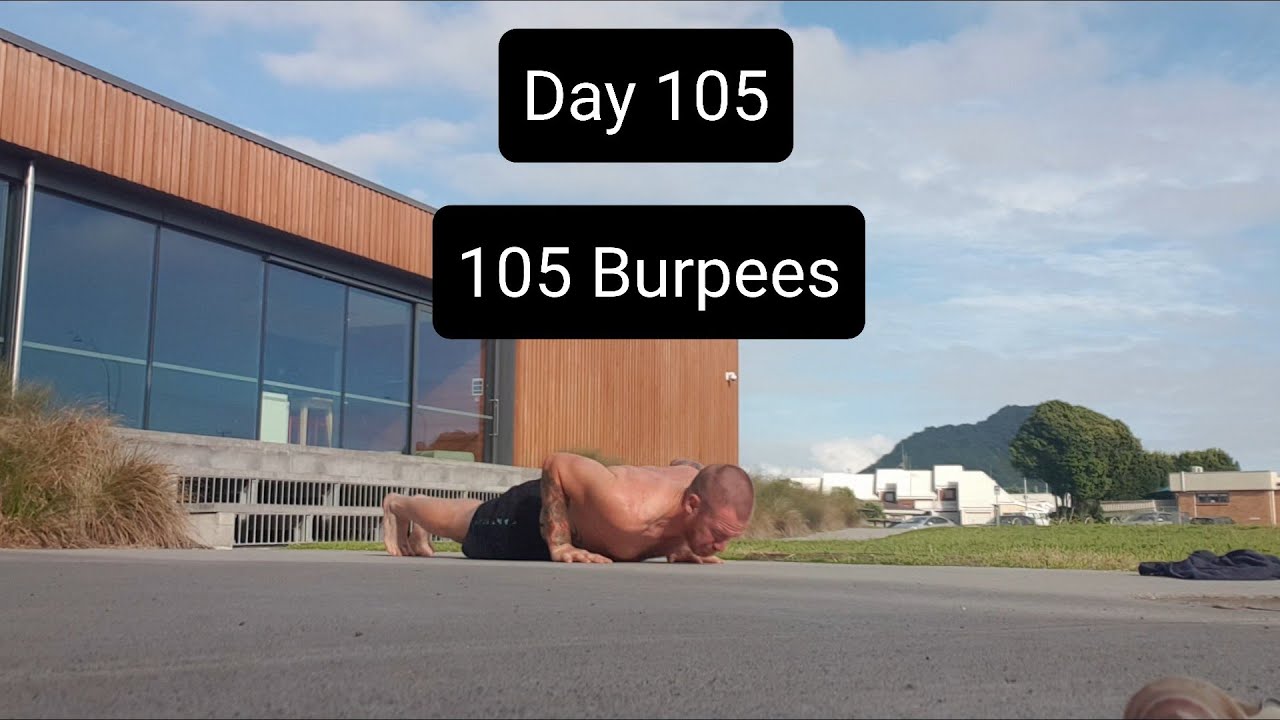 burpees everyday day 105 105 Burpees YouTube