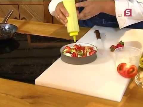Салат «Капрезе». Секреты шеф-повара. Утро на 5