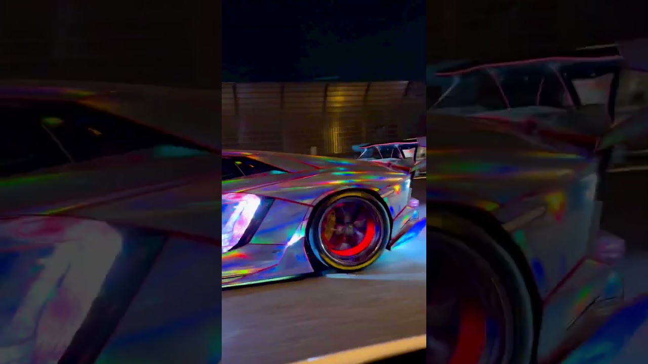 Lambergine in night light 