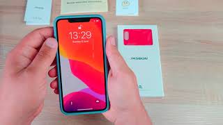 Силиконовый чехол Jasbon для iPhone XS Max, распаковка