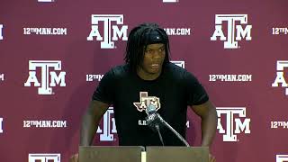 Information Texas A&M WR Isaiah Horton discusses end of preseason camp, more Update