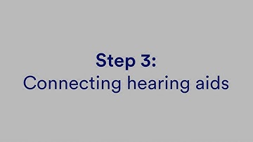 How to connect hearing aids to Connexx