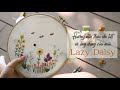 Hướng dẫn thêu chi tiết và ứng dụng của mũi Lazy Daisy (Embroidery Tutorial - Lazy Daisy Stitch)