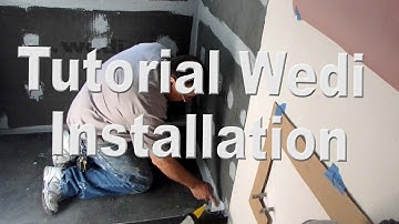 Step by Step How to Build a Walk-In Shower Wedi system
