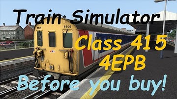 Train Simulator Class 415 4EPB DLC - Before you buy!