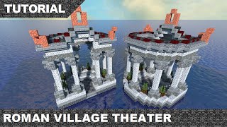 Minecraft Roman Village Theater Tutorial & Download