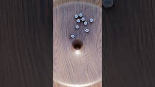 9 Big Chrome Marbles