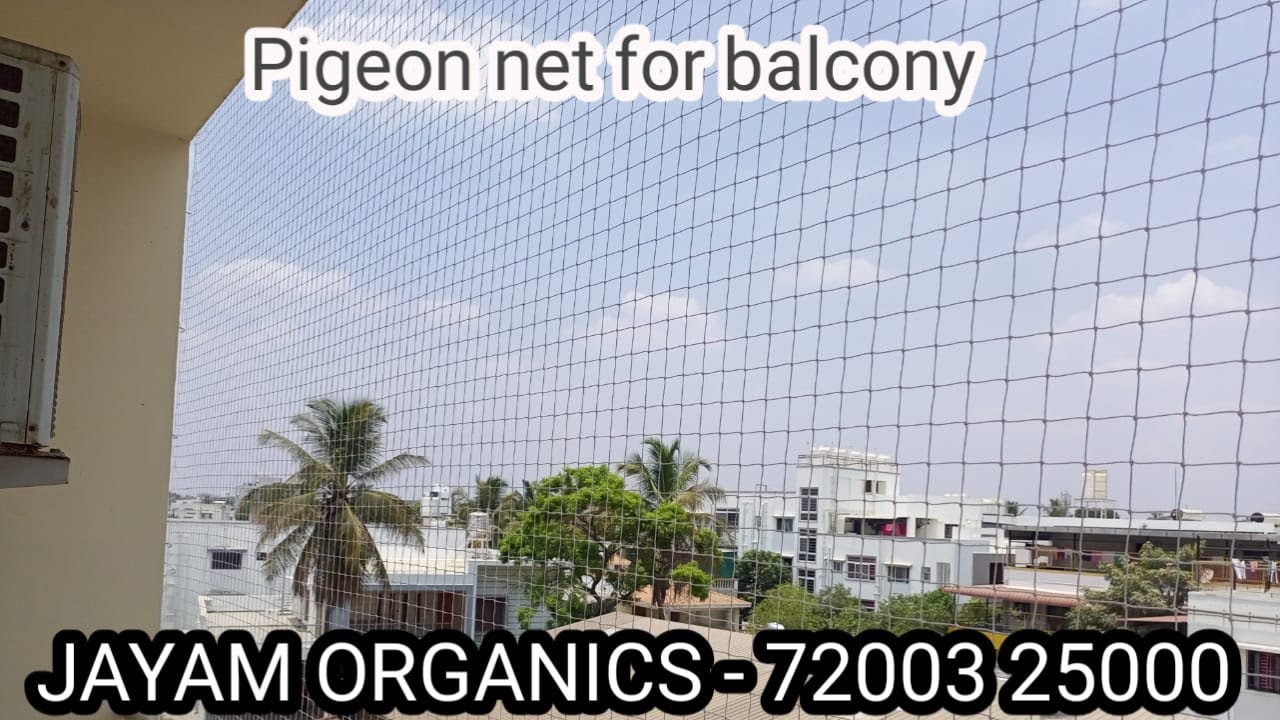 Pigeon Balcony Net In Coimbatore ,Balconies ,apartments ,Duct Areas