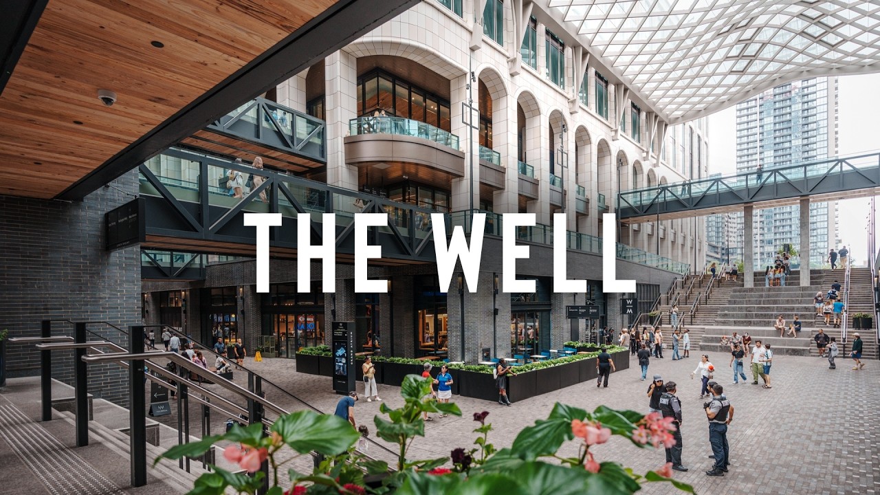 Toronto's New Spot: The Well, Wellington Market, Arcadia Earth | walk thru & trying some food!
