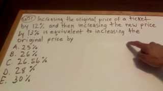 Question # 51 (SHSAT MATH Apollo Book)