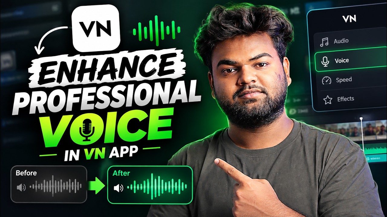 How to Enhance Voice in VN App | Make Your Voice Clear & Professional