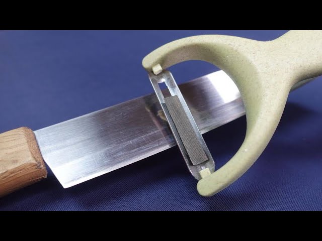 How To Make Any Knife Razor Sharp! - DIY Knife Sharpener 