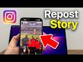 How To Repost Someone's Instagram Story