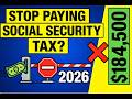 The $184,500 Social Security Tax Cap: 2026 Update