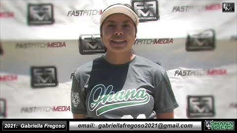 2021 Gabriella Fregoso Speedy Slapper and Outfield Softball Skills Video - Ohana Tigers