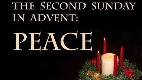 Gospel - Second Sunday of Advent- Year B # Prepare the way of the Lord.